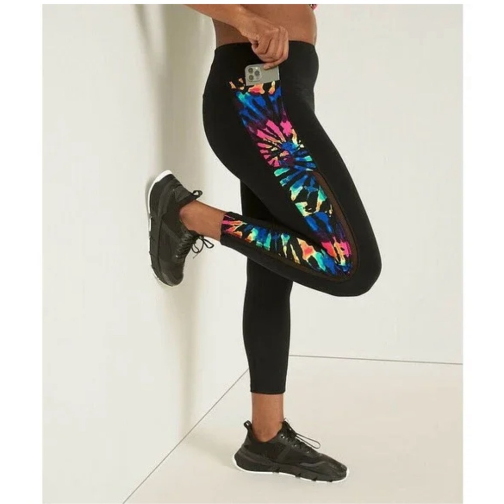 PINK Ultimate tie dye 7/8 leggings